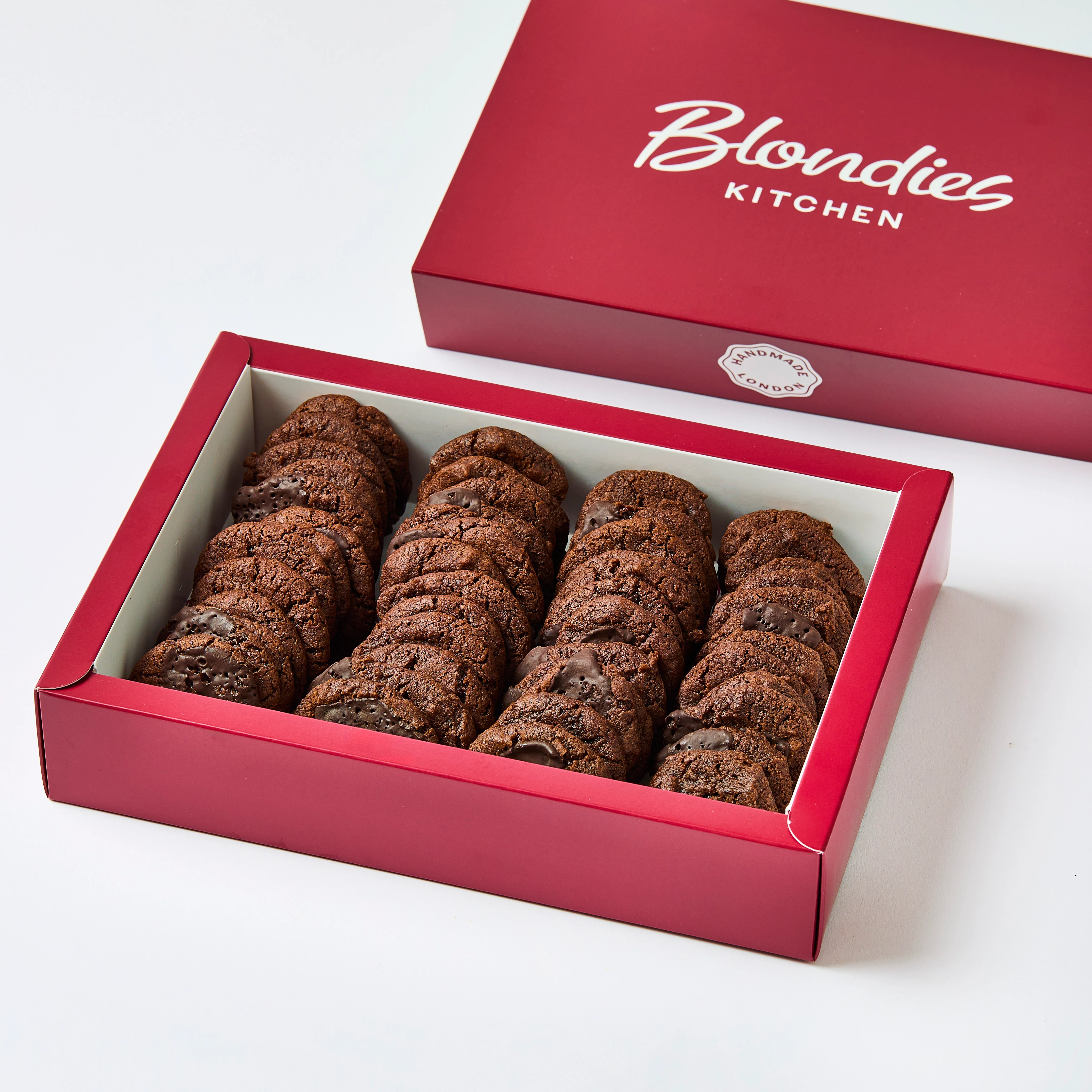 Bite Size Double Chocolate Chip Cookies - Box of 50+ (V) (FREE FROM GLUTEN) - Image 2