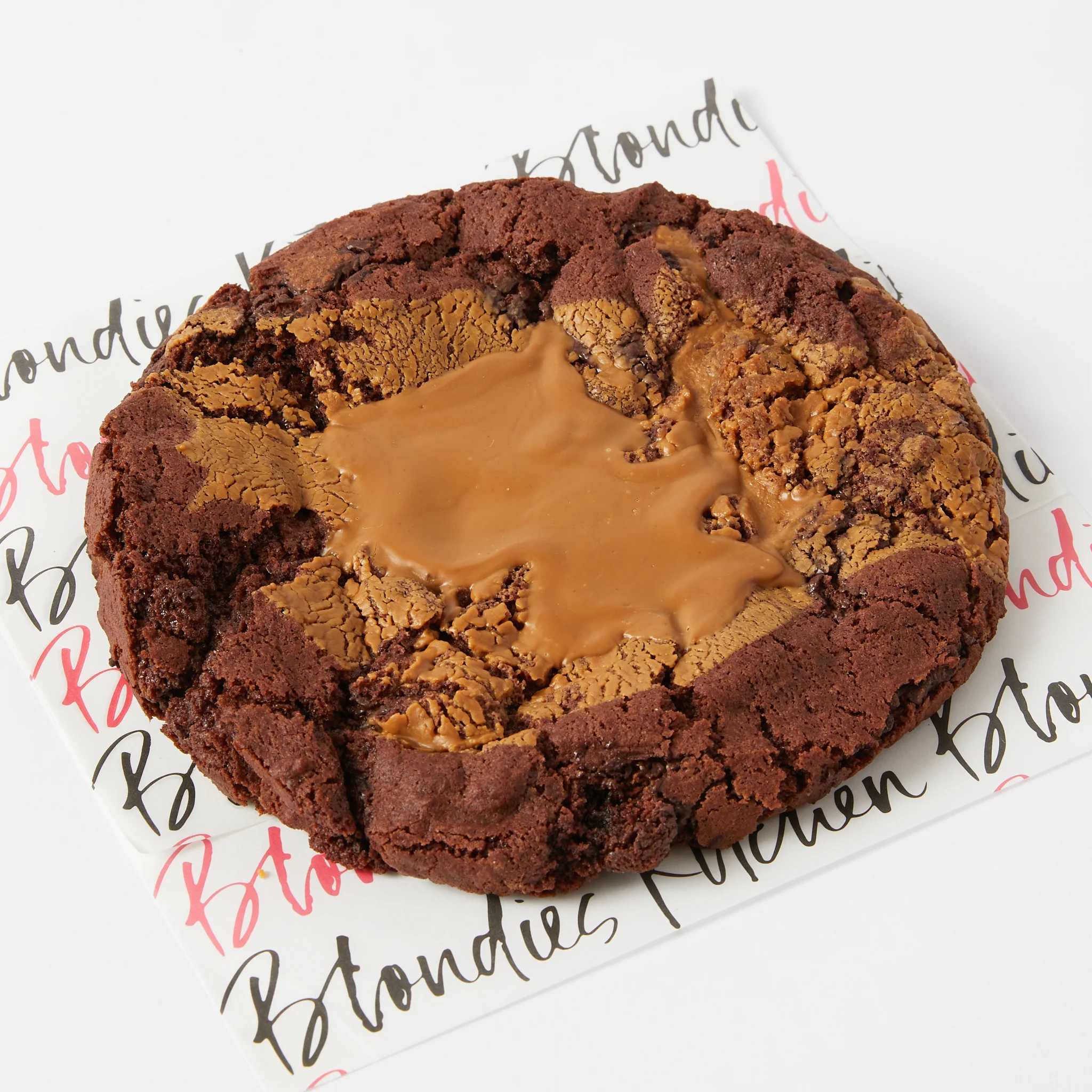 Double Choc Biscoff 7 inch Cookie (Vegan) - Image 2