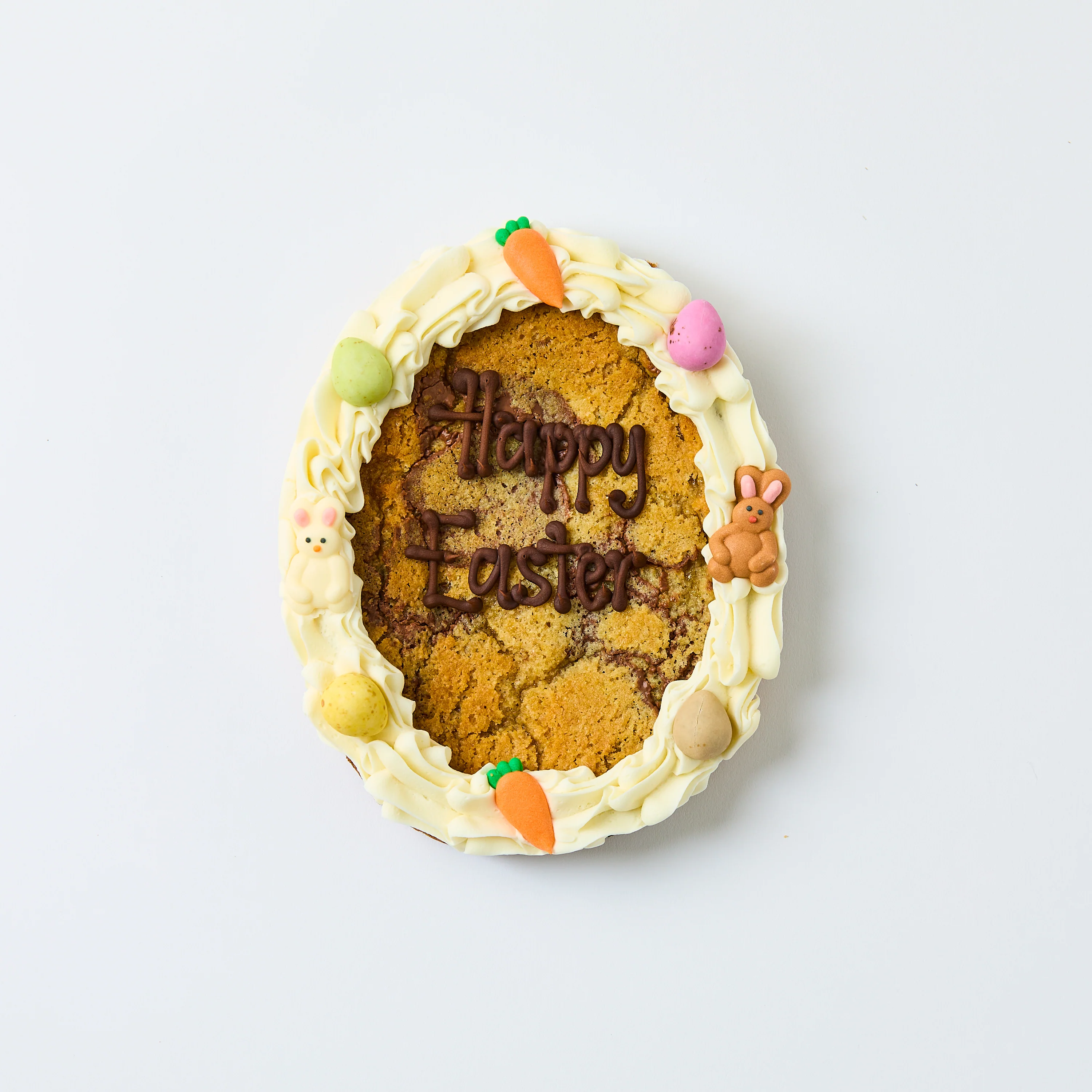 Easter Egg Shaped 7 inch Cookie