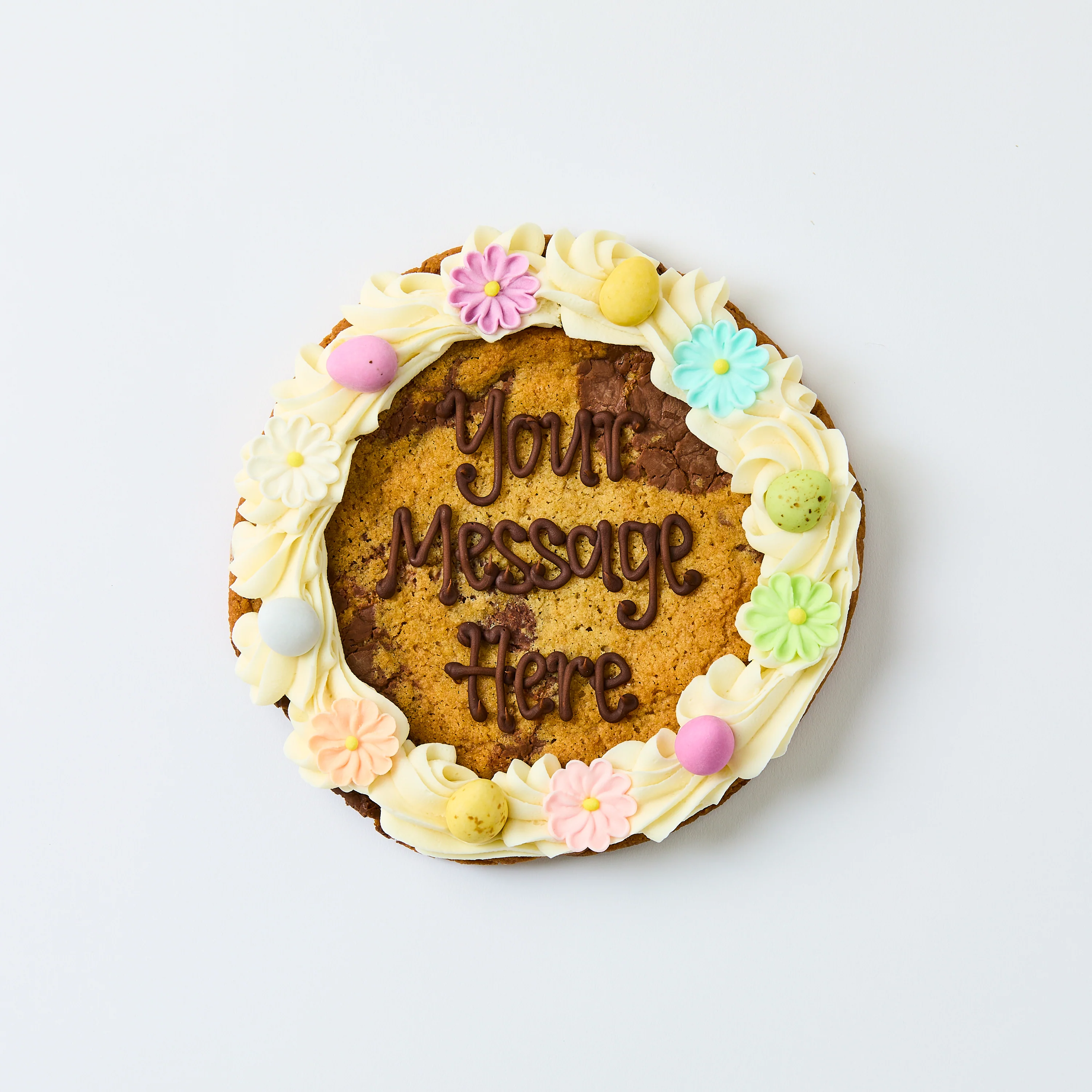 Easter Mini Egg Personalised 7 inch Cookie
