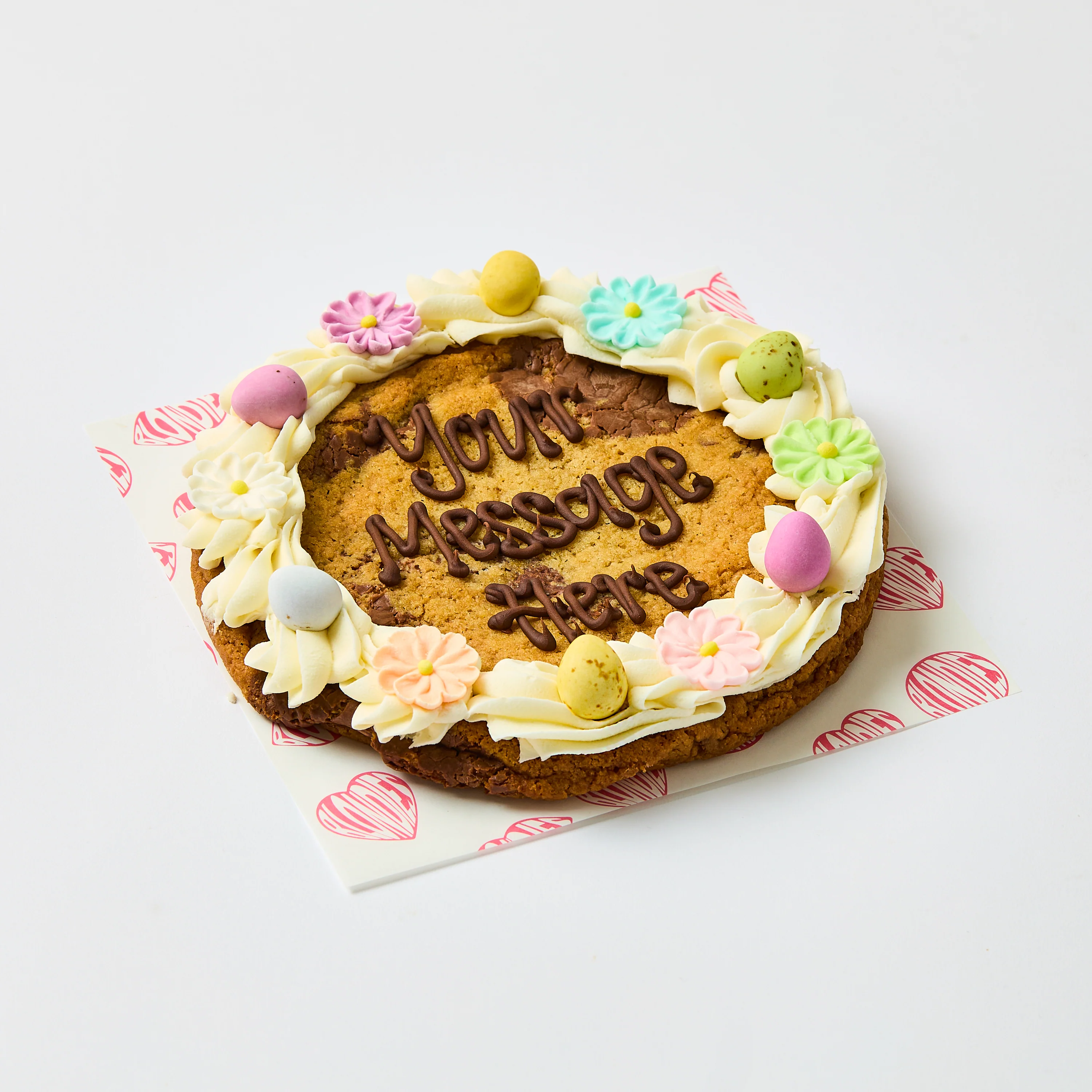 Easter Mini Egg Personalised 7 inch Cookie - Image 2
