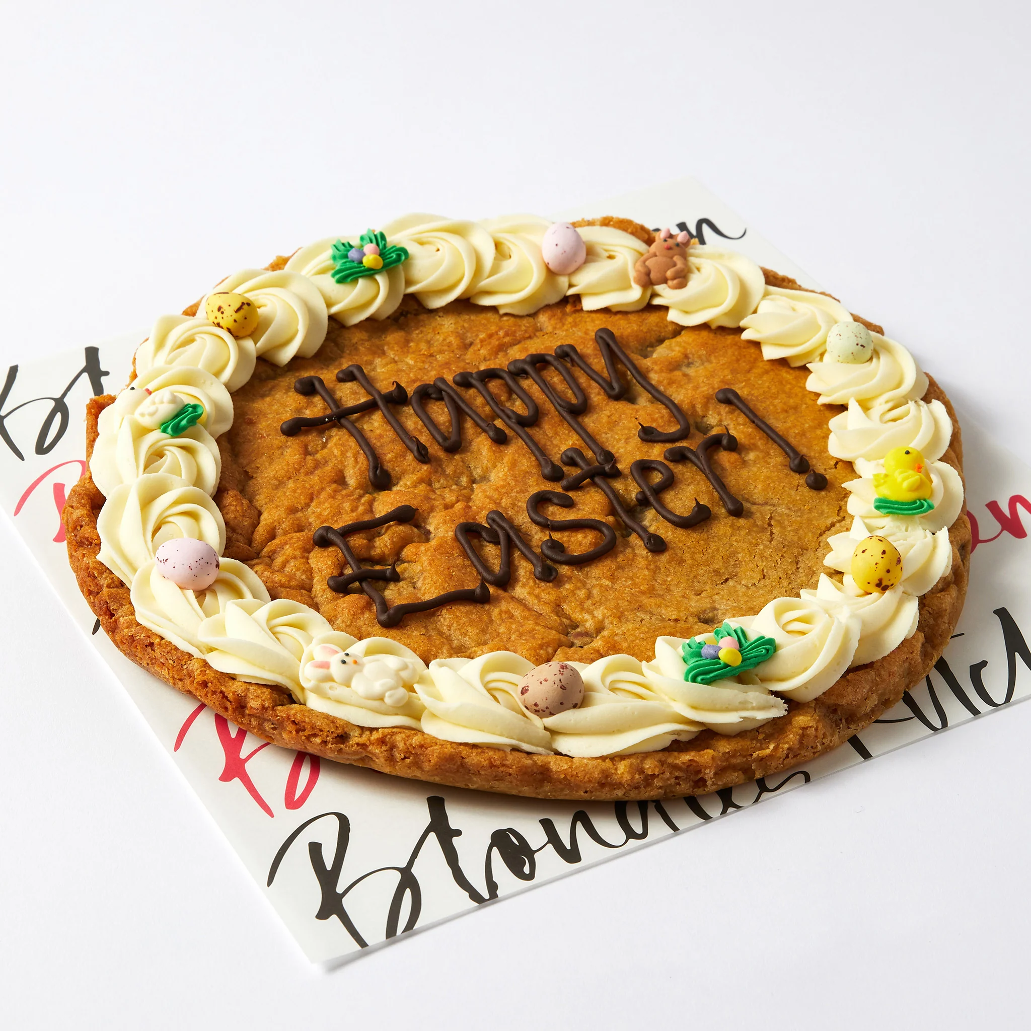 Giant Happy Easter Personalised Cookie - Image 2