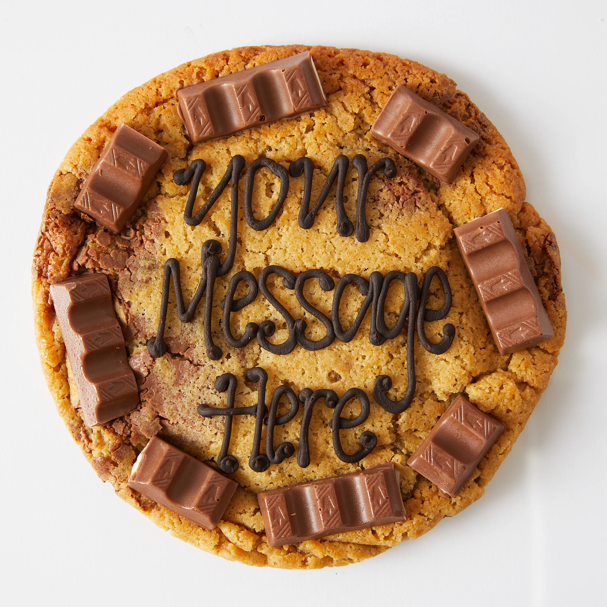 Kinder Bar 7 inch Personalised Cookie
