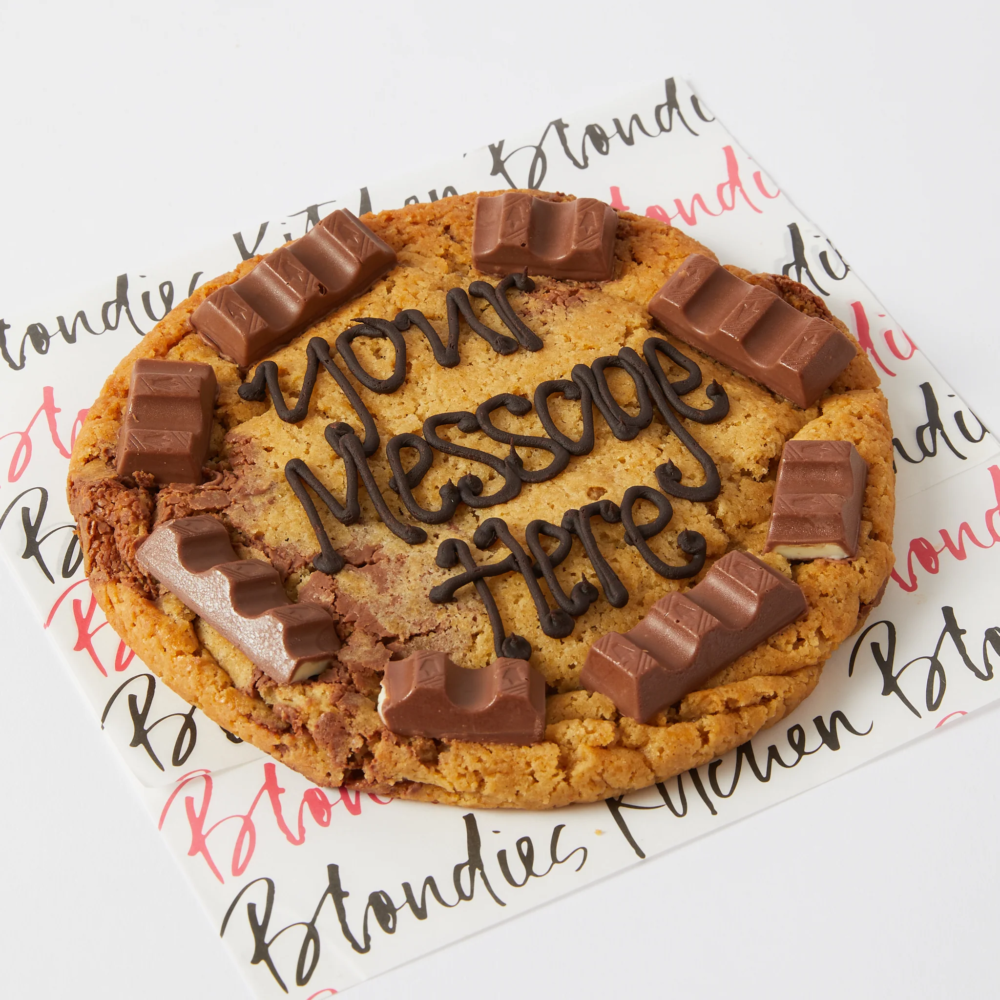 Kinder Bar 7 inch Personalised Cookie - Image 2