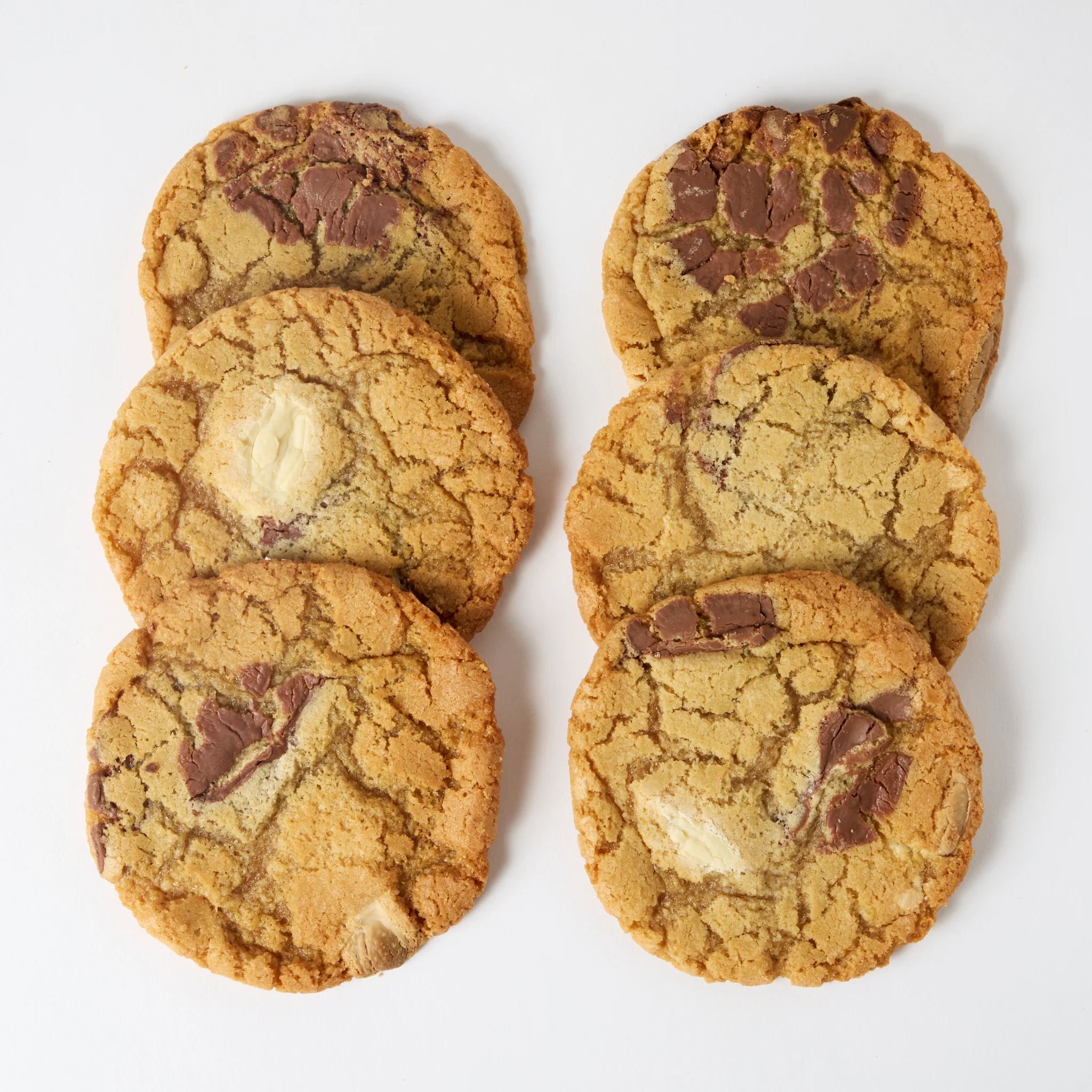 Milk & White Chocolate Chip Cookies
