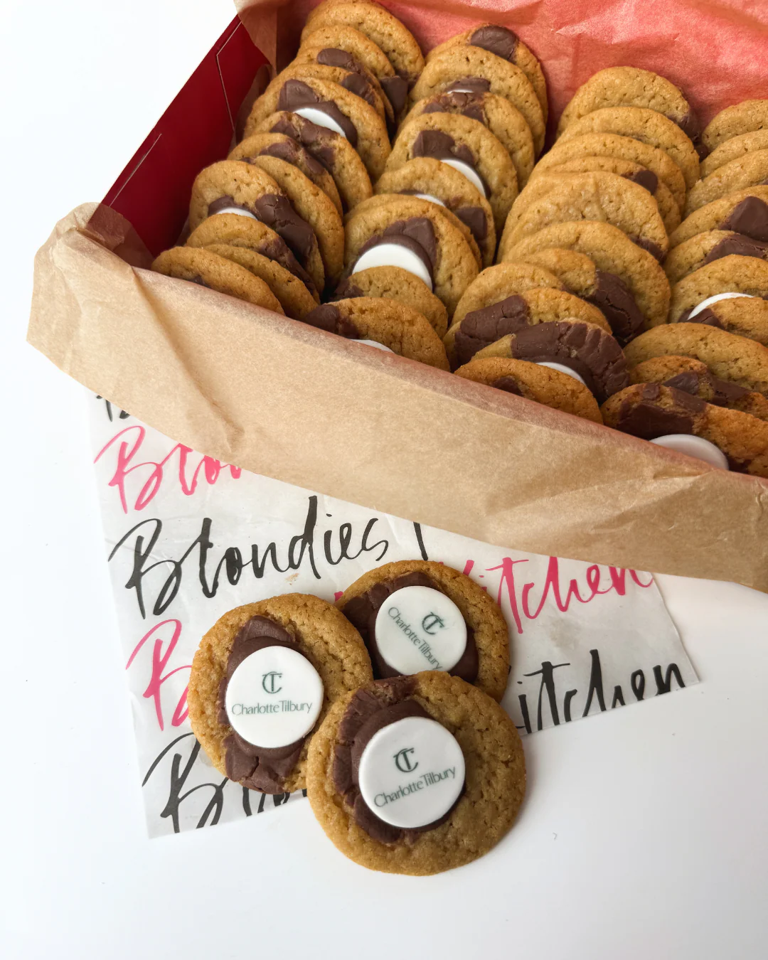 Upload Your Photo/Logo Disc Bitesize Cookies - Box of 50 - Image 2